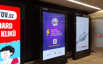 Projekt Život s epileptikem byl vidět po Praze díky Nadaci BigBoard